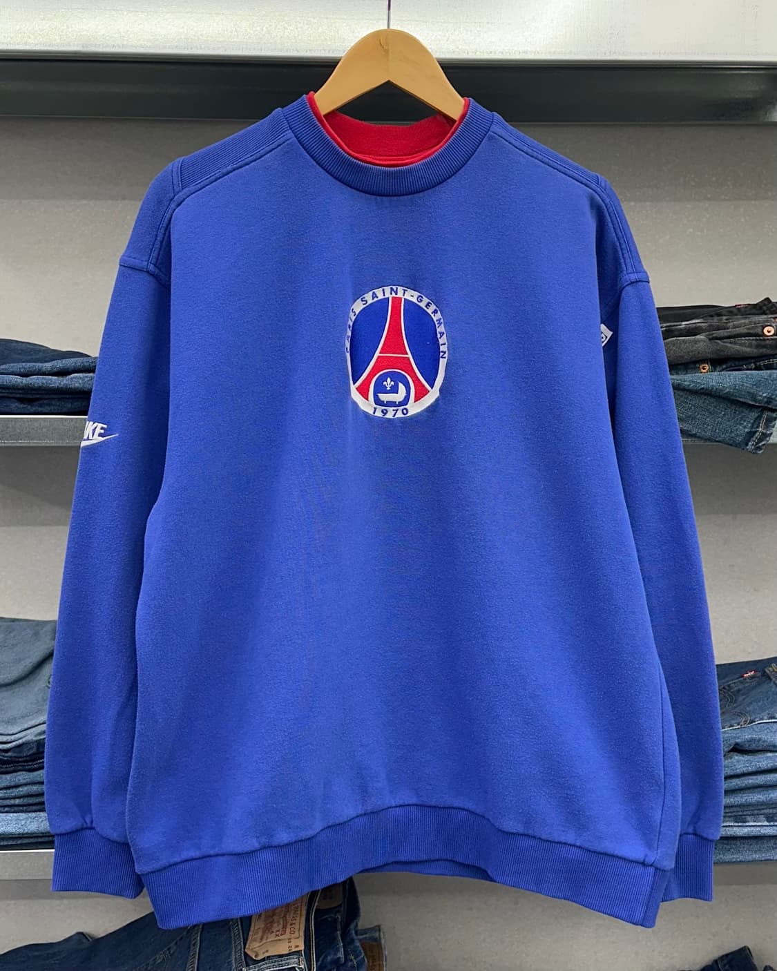 (L)90'S 나이키 PSG 맨투맨-M1813 상품이미지1