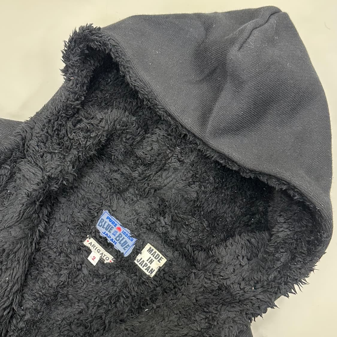 Blue Blue japan 보아 플리스 후디드 자켓 상품이미지2