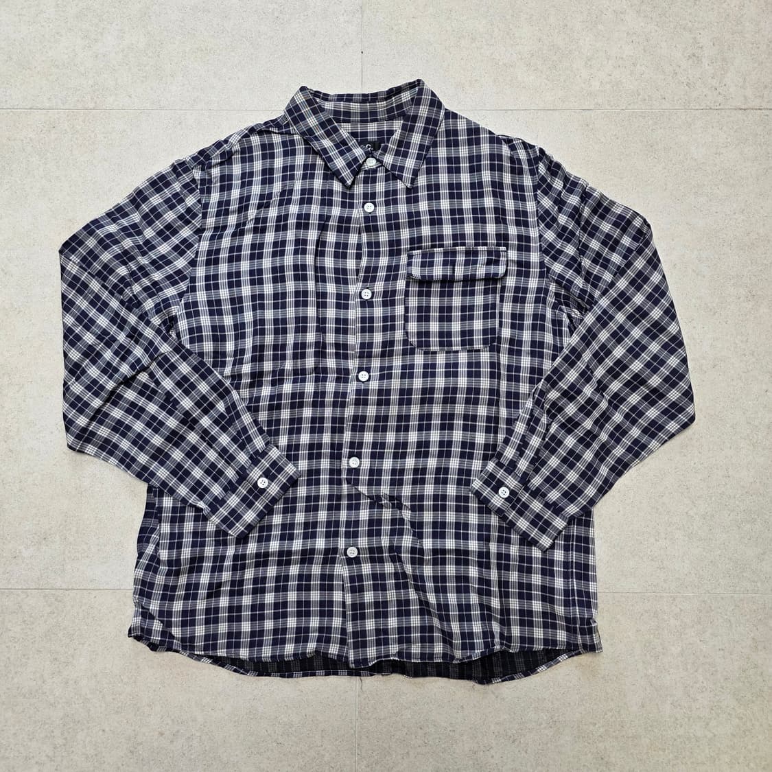 아페쎄 체크셔츠 xl  상품이미지1