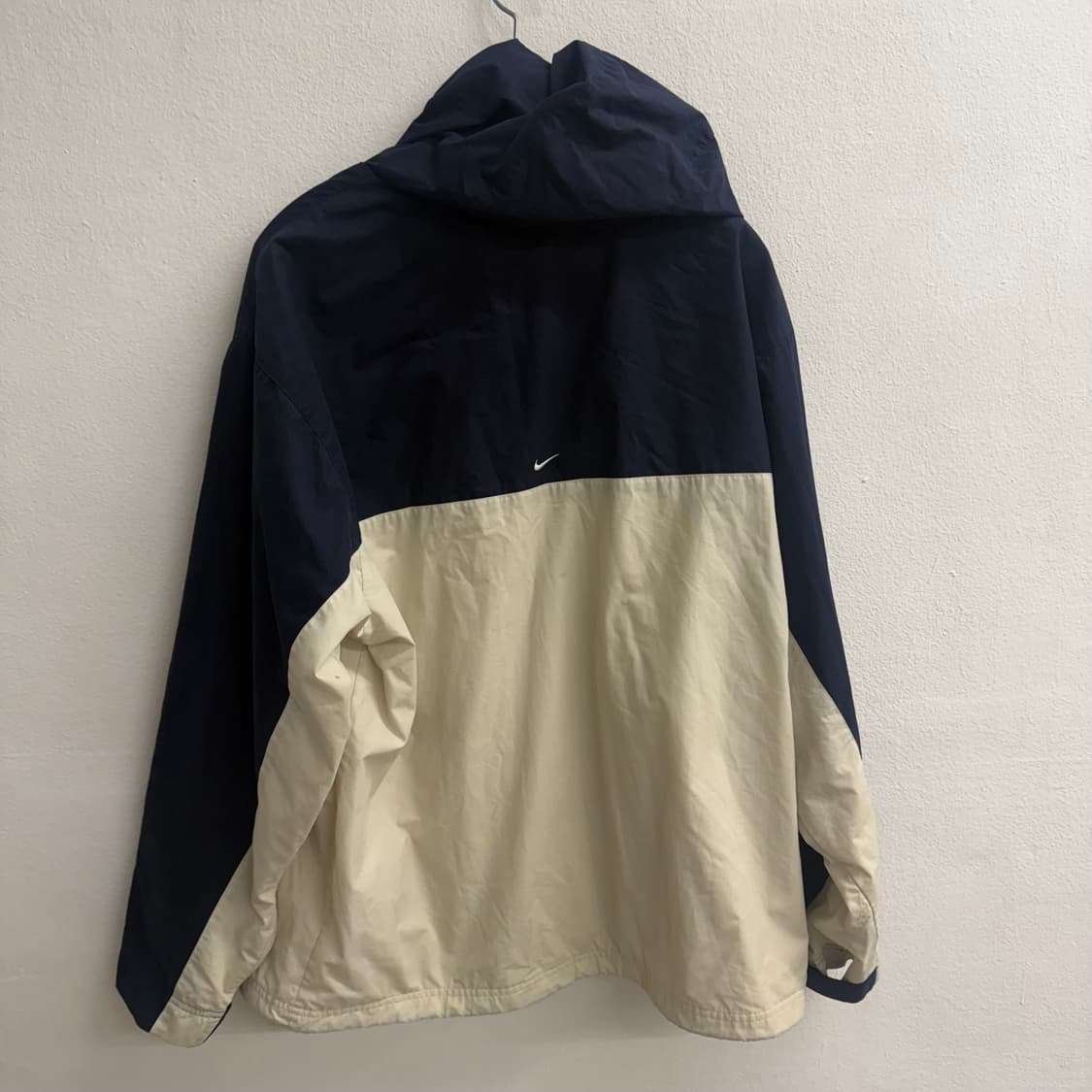 90S 나이키 네이비 화이트 아노락 L 상품이미지4