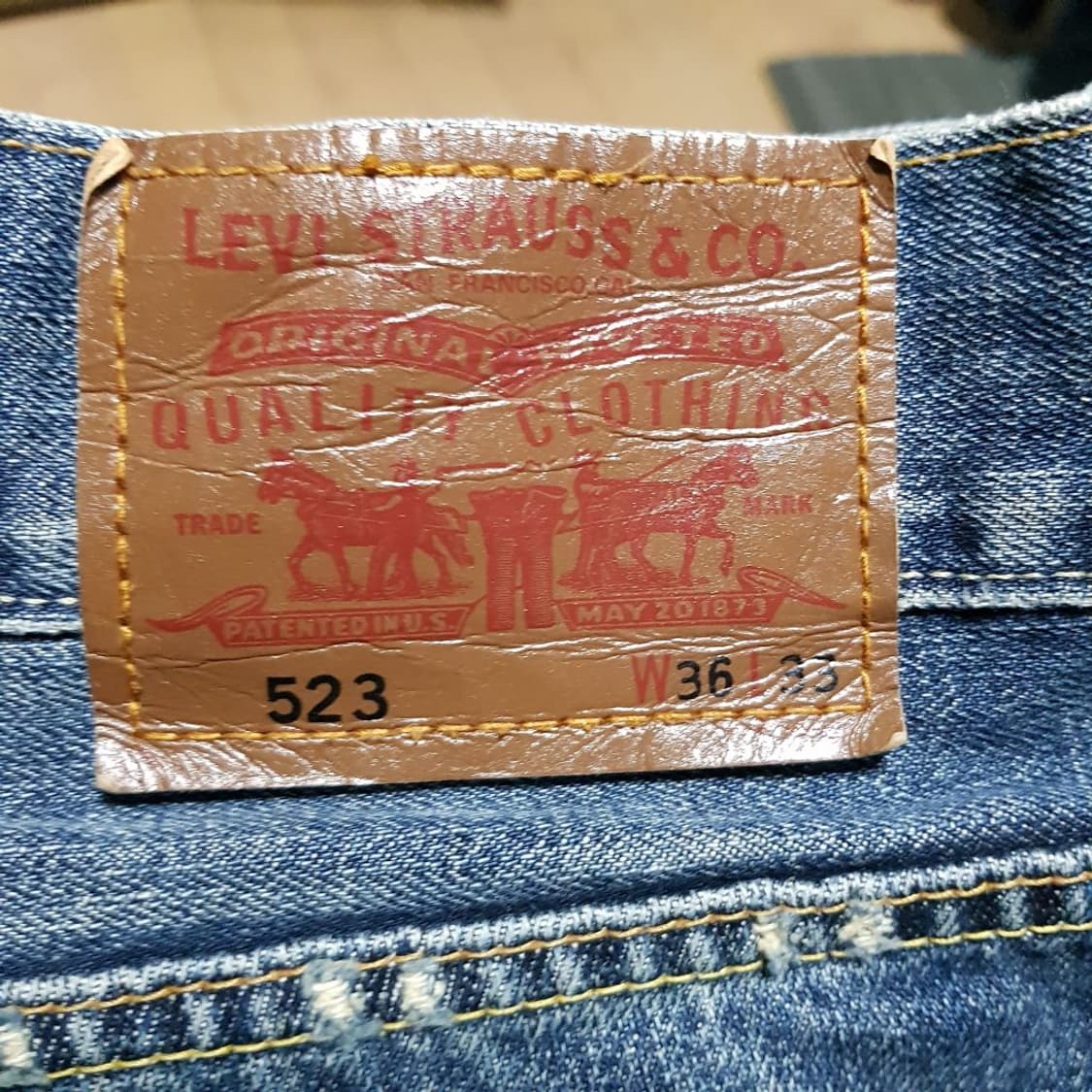 36 / 리바이스 523 / 일자청바지/ 2-도322/  상품이미지3