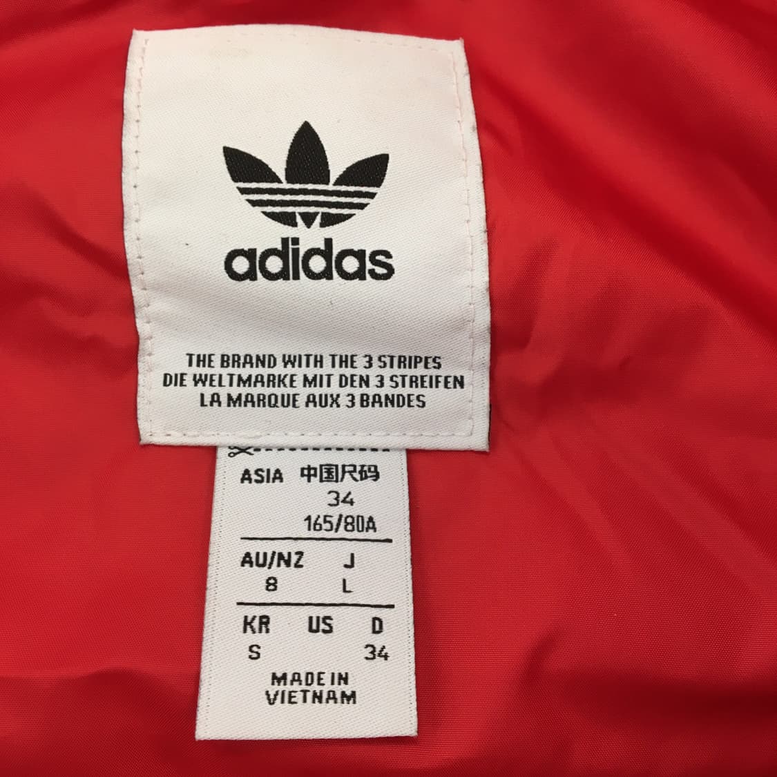 아디다스 쇼트 푸퍼패딩 S  상품이미지5