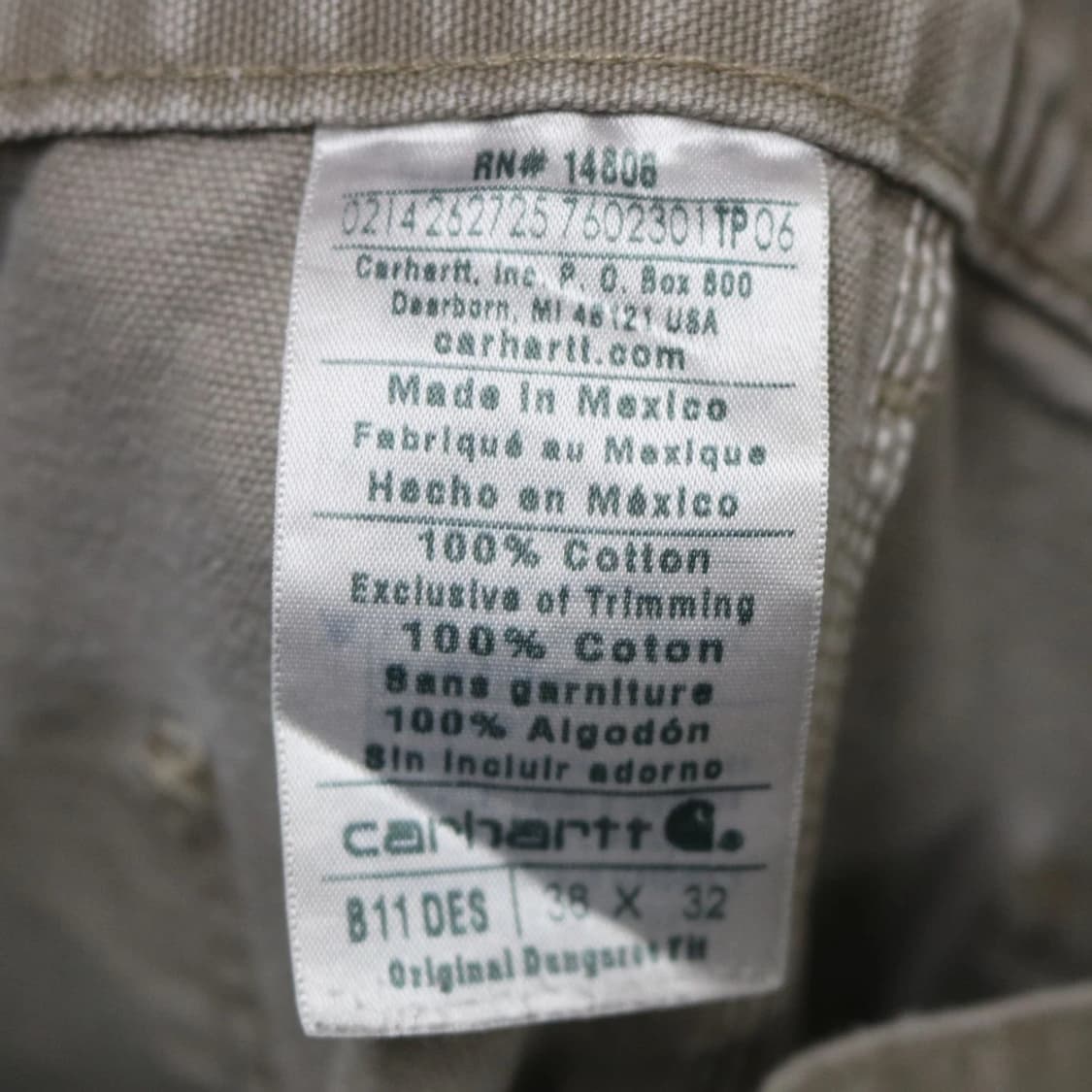 칼하트 카펜터 팬츠 62726 상품이미지10