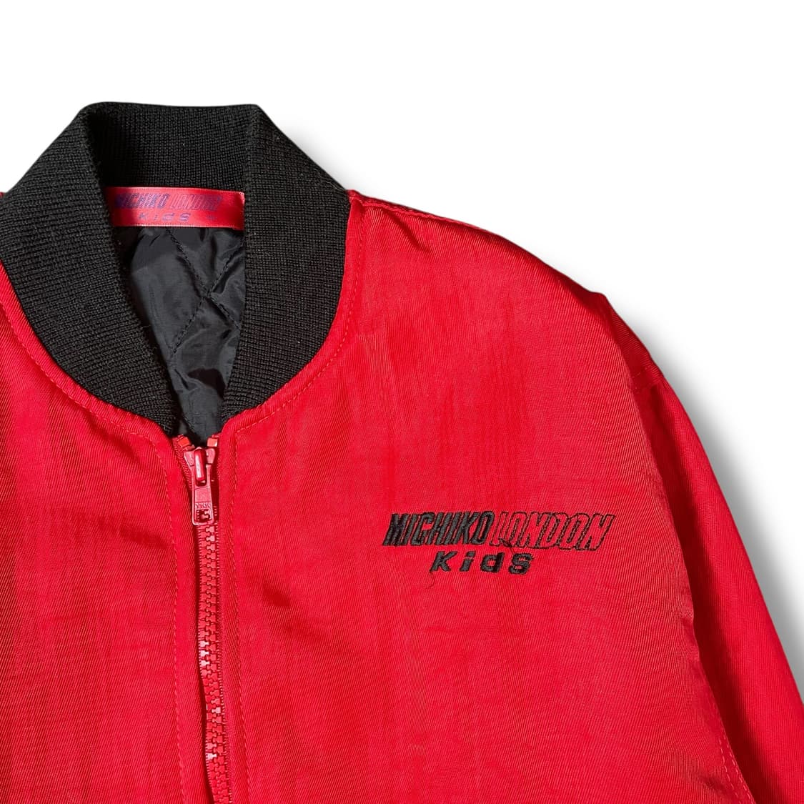 미치코 런던 키즈 레드 봄버 항공 점퍼 120 상품이미지3