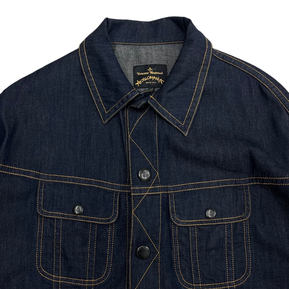 비비안 웨스트우드 매장판 펑크맛 데님자켓 M 상품이미지5