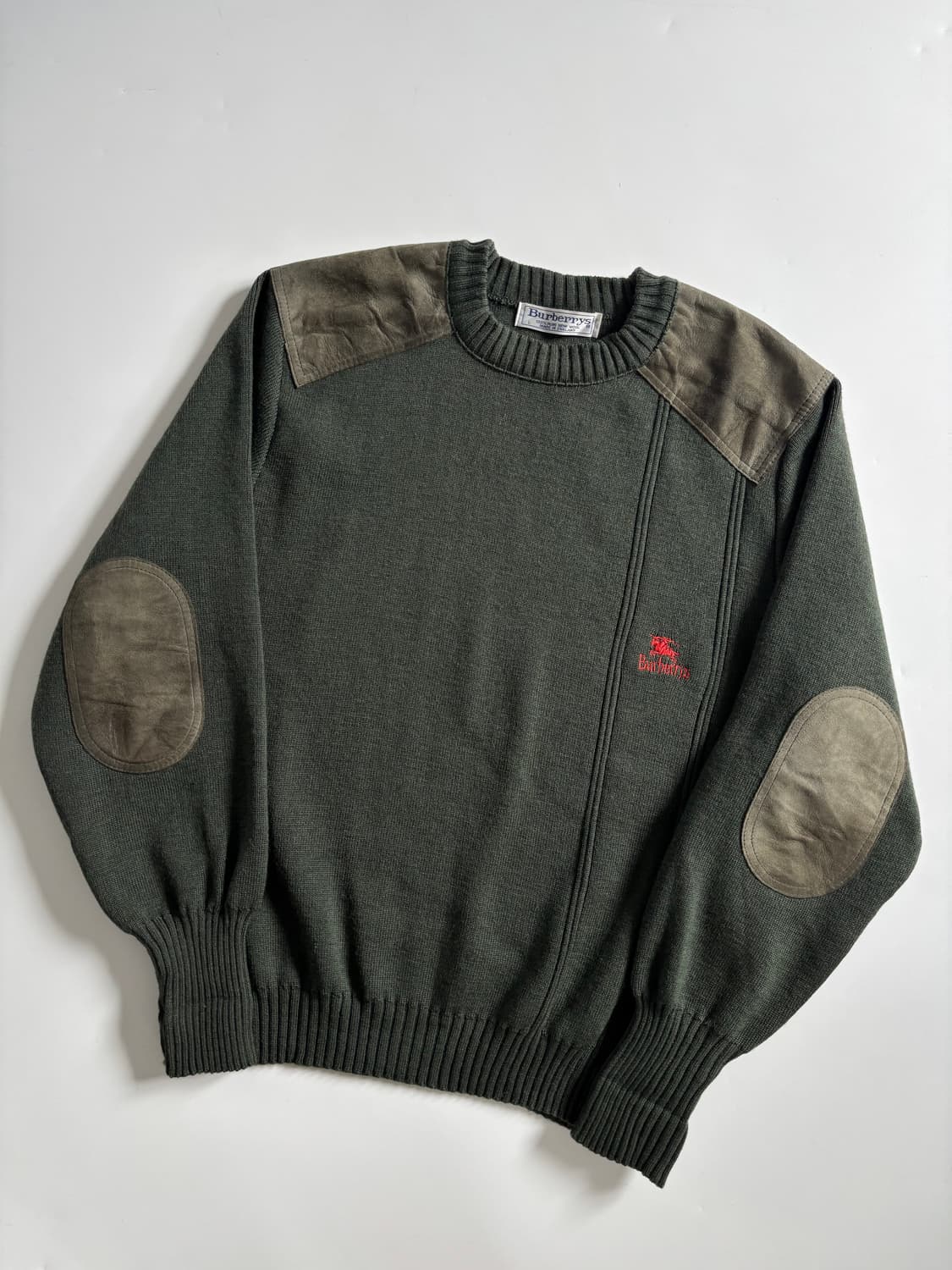 Burberry 버버리 90s 코만도 카키 니트 상품이미지1