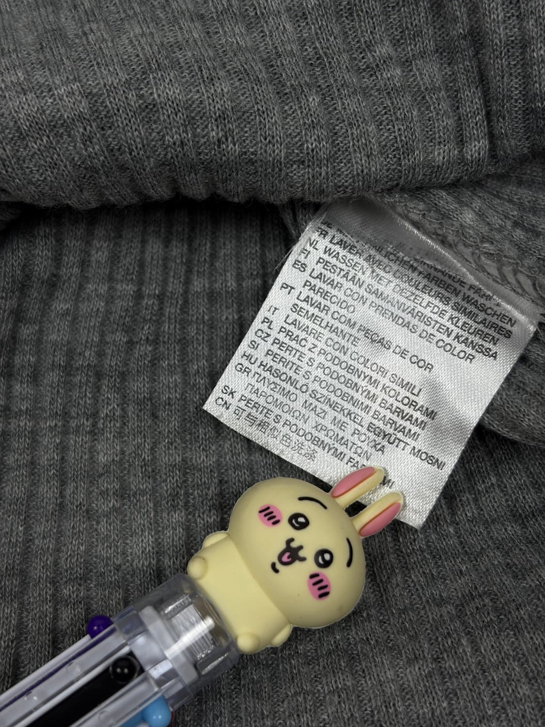 Silver Ribbon Slim Rib Top 상품이미지5