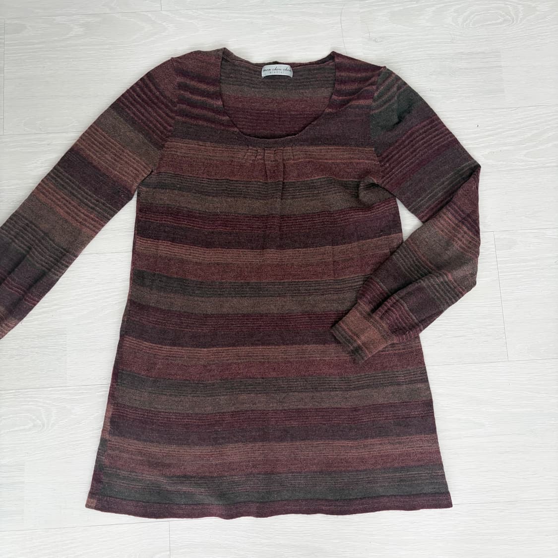 일본 빈티지 에스닉 롱 니트 상품이미지1