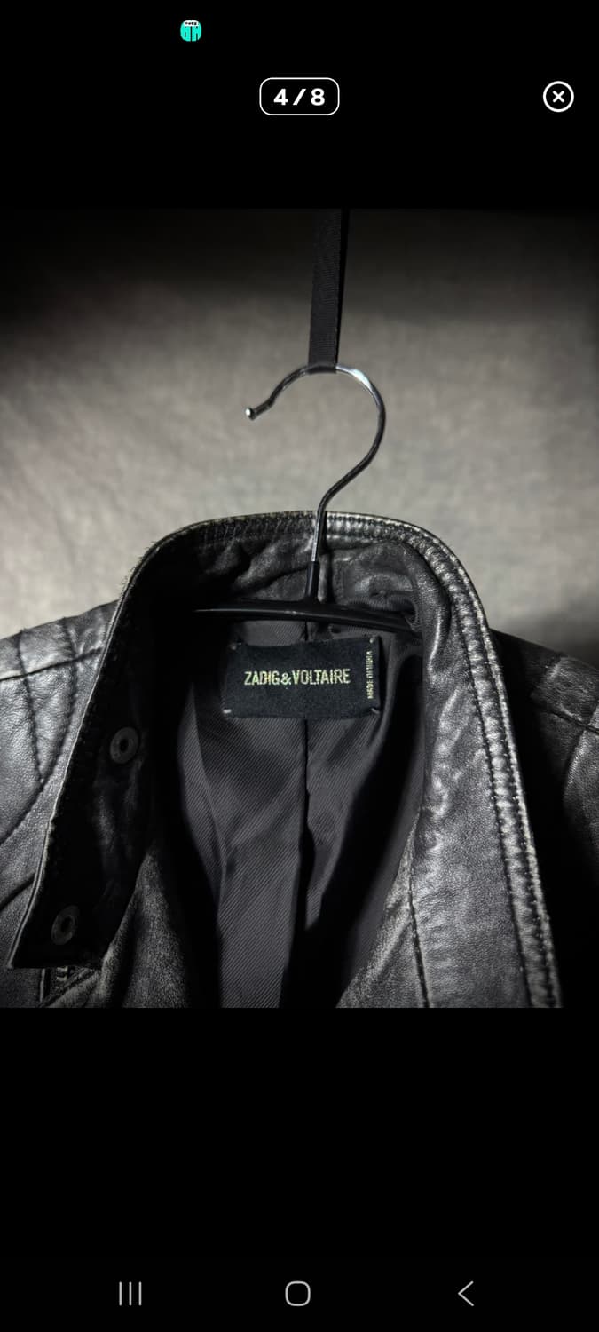 쟈딕앤볼테르 워싱 레더 자켓 상품이미지4