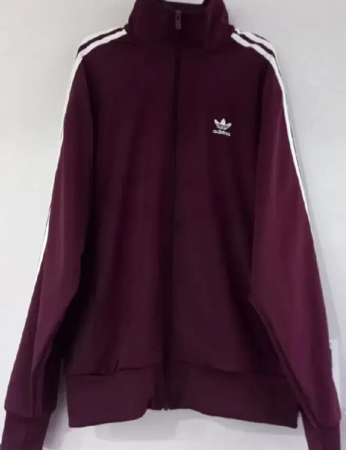 아디다스 대장급 마룬 버건디 트랙탑 저지 져지집업 90/S 상품이미지1