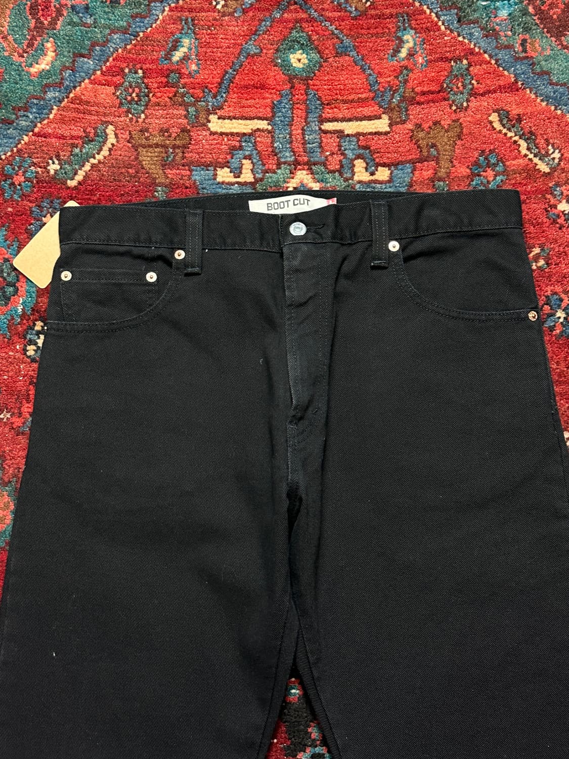 00's 리바이스 517 블랙 부츠컷 플레어진 상품이미지5
