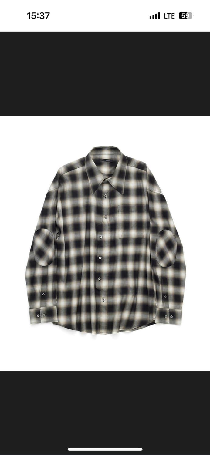 해칭룸 Archive Shirt Black/Gold Ombre 상품이미지1