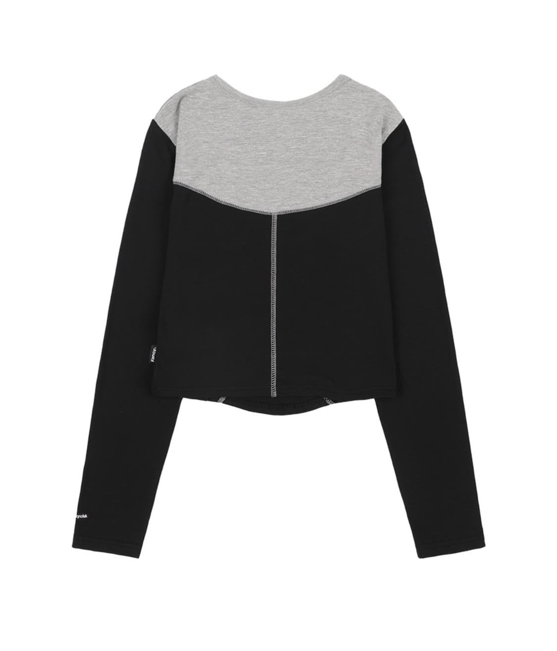 터닝 클래식 스티치 크롭티 상품이미지2