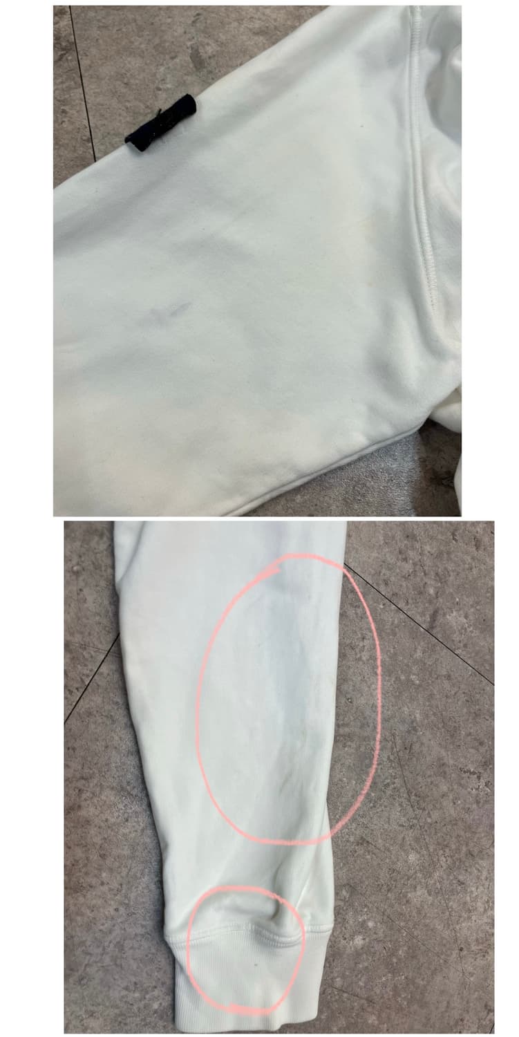 스톤아일랜드 맨투맨 화이트 3XL #csz3594 상품이미지10