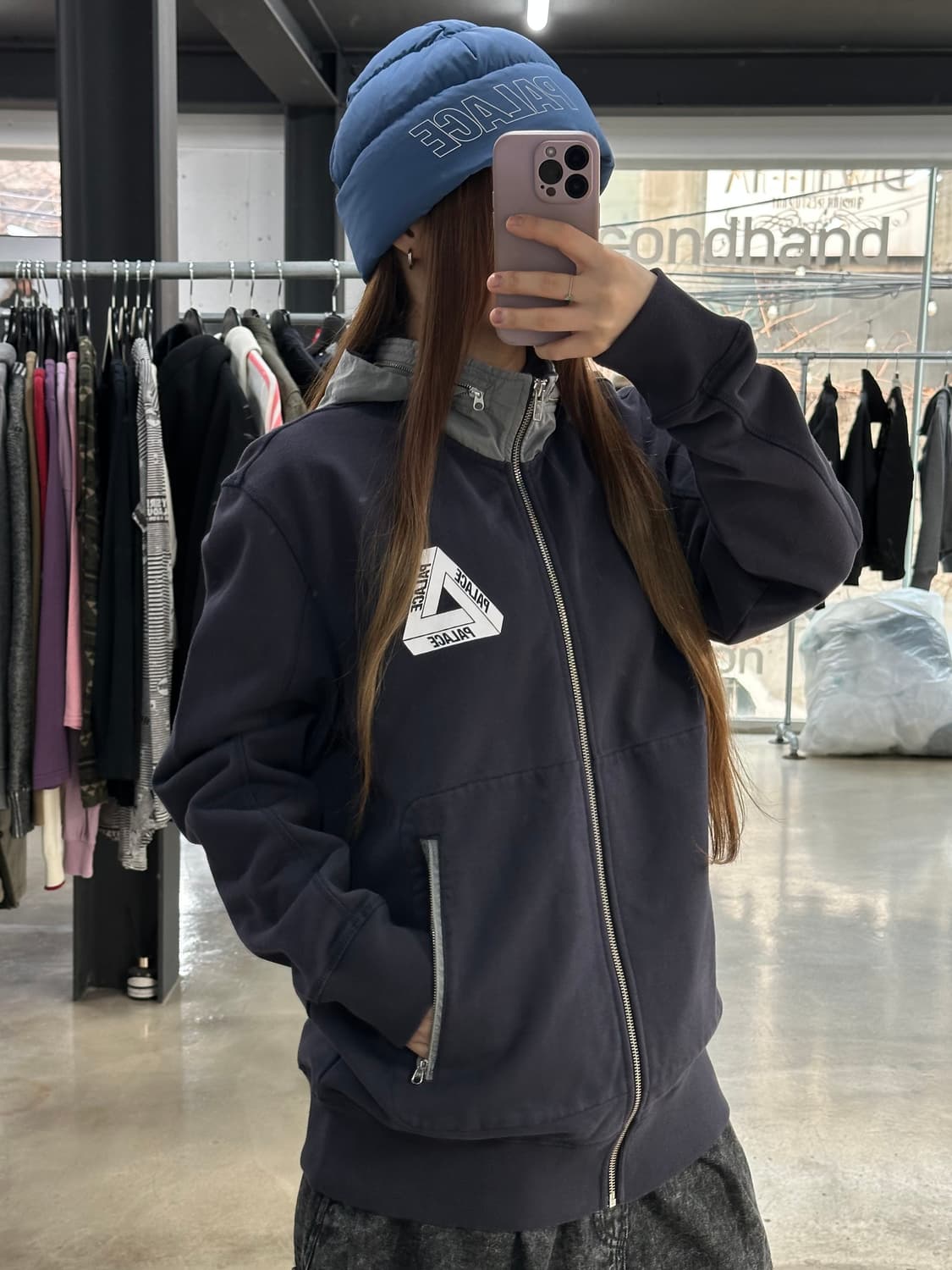 팔라스 자임 쉘 펀넬 후드집업 데드스탁 상품이미지1