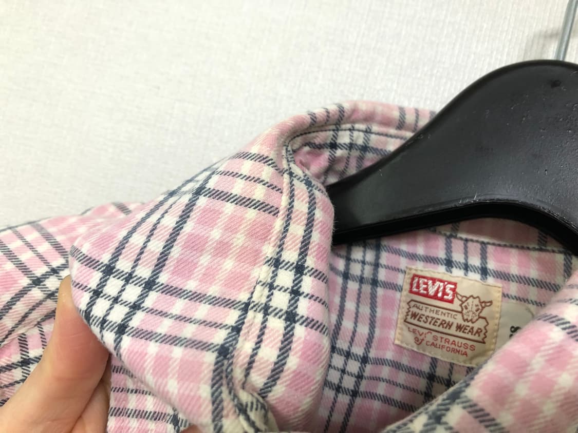 리바이스 LVC short horn 소투스 포켓 웨스턴 체크셔츠 상품이미지7