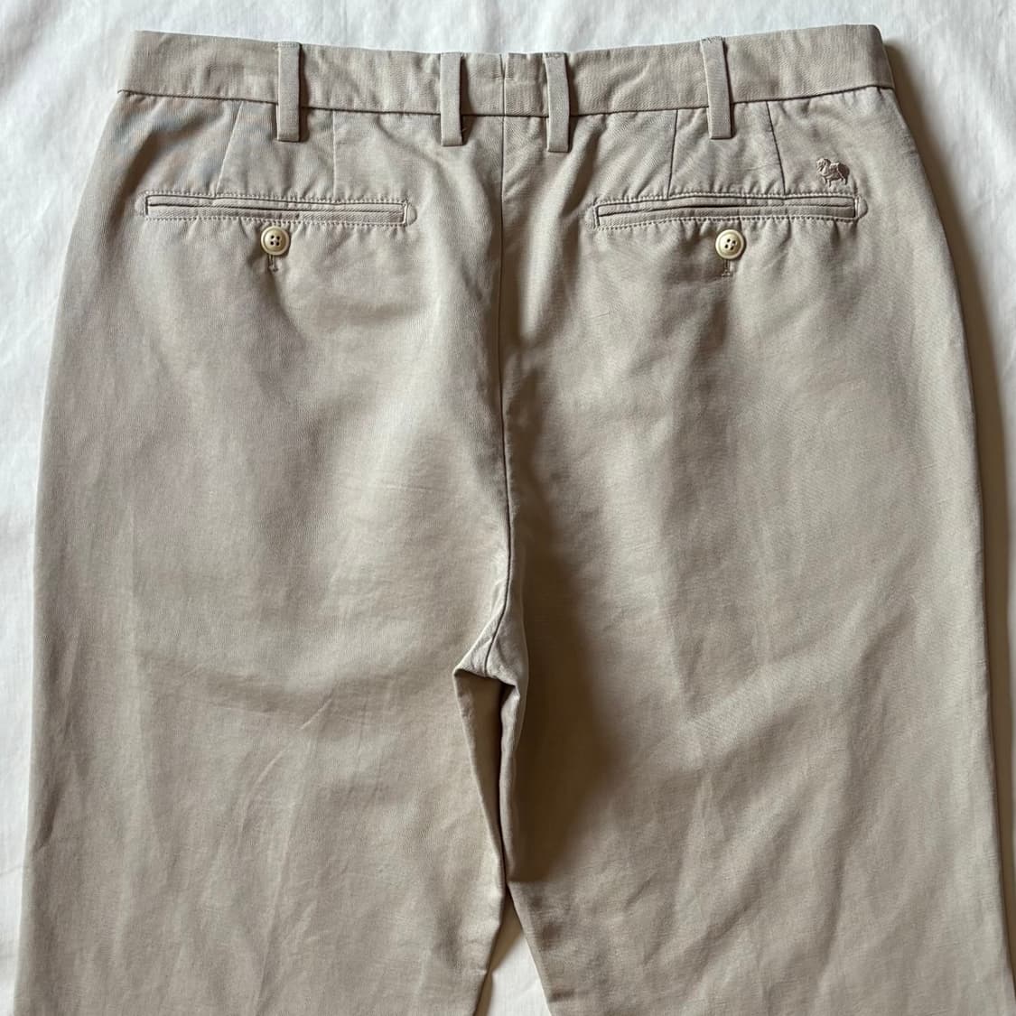 [32] Bastong 603-3 린넨 코튼 테일러드 핏 팬츠 상품이미지8