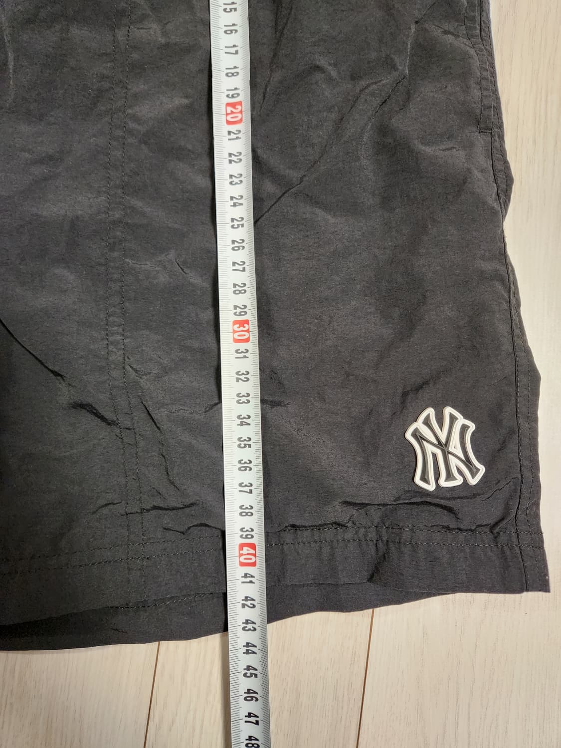 MLB 베이직 나일론 스몰로고 숏 우븐 반바지 31SMU2131 사이즈m 상품이미지2