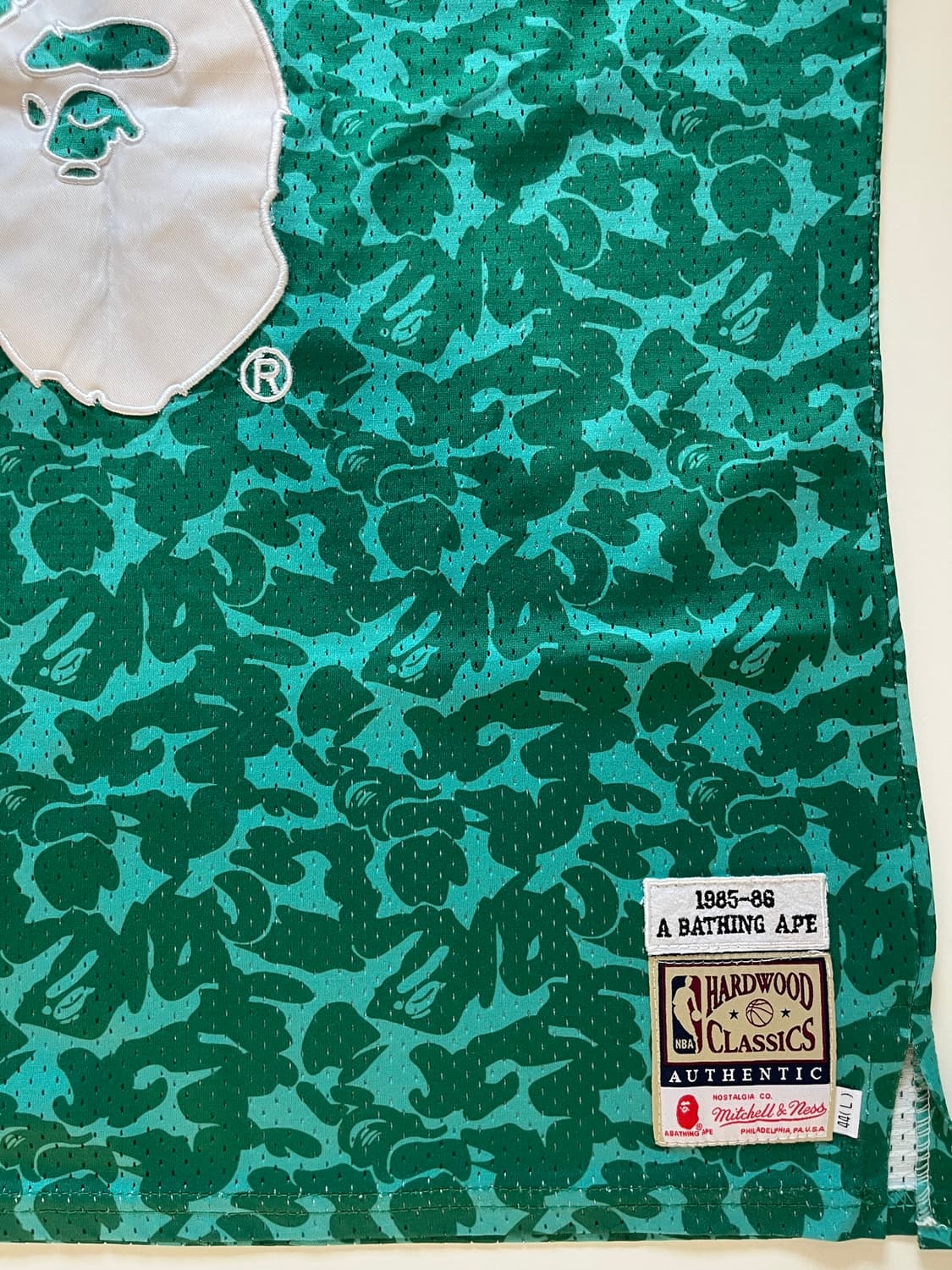 BAPE x Celtics 농구 저지 / L사이즈 / 상태좋음 상품이미지2