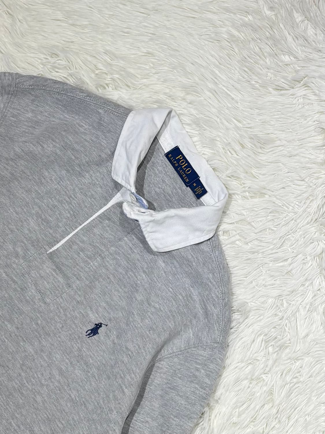 폴로랄프로렌 네이비포니 그레이 럭비티 상품이미지4