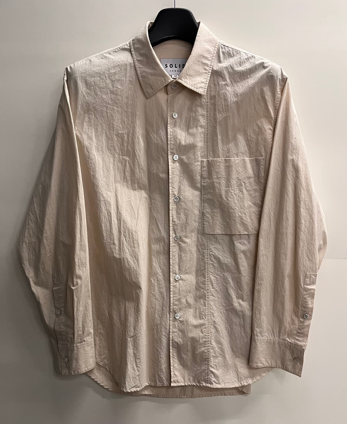 솔리드옴므 아이보리 셔츠 48 상품이미지1