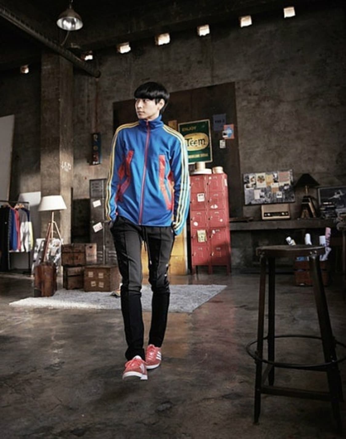 아디다스 스트릿 썸머 트랙탑 강동원 져지 상품이미지9