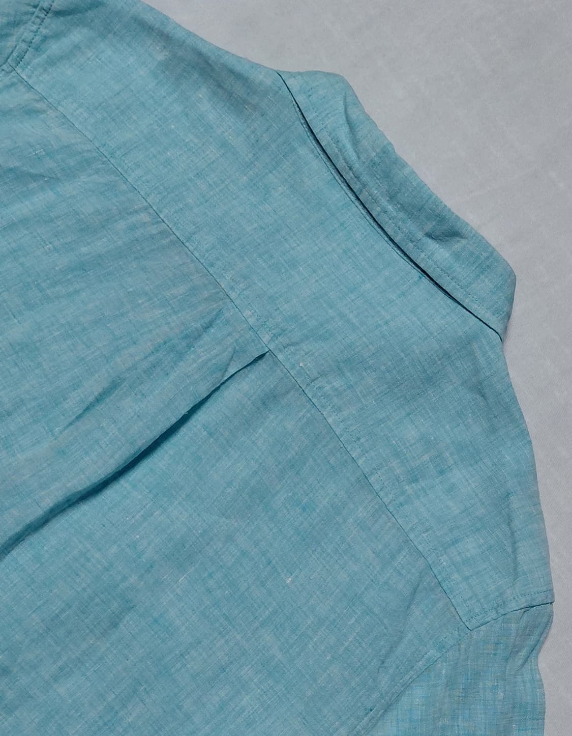 [M] 고스타 디 푸가 x 플랜더스 리넨 100% 7부 셔츠 (민트) 상품이미지9