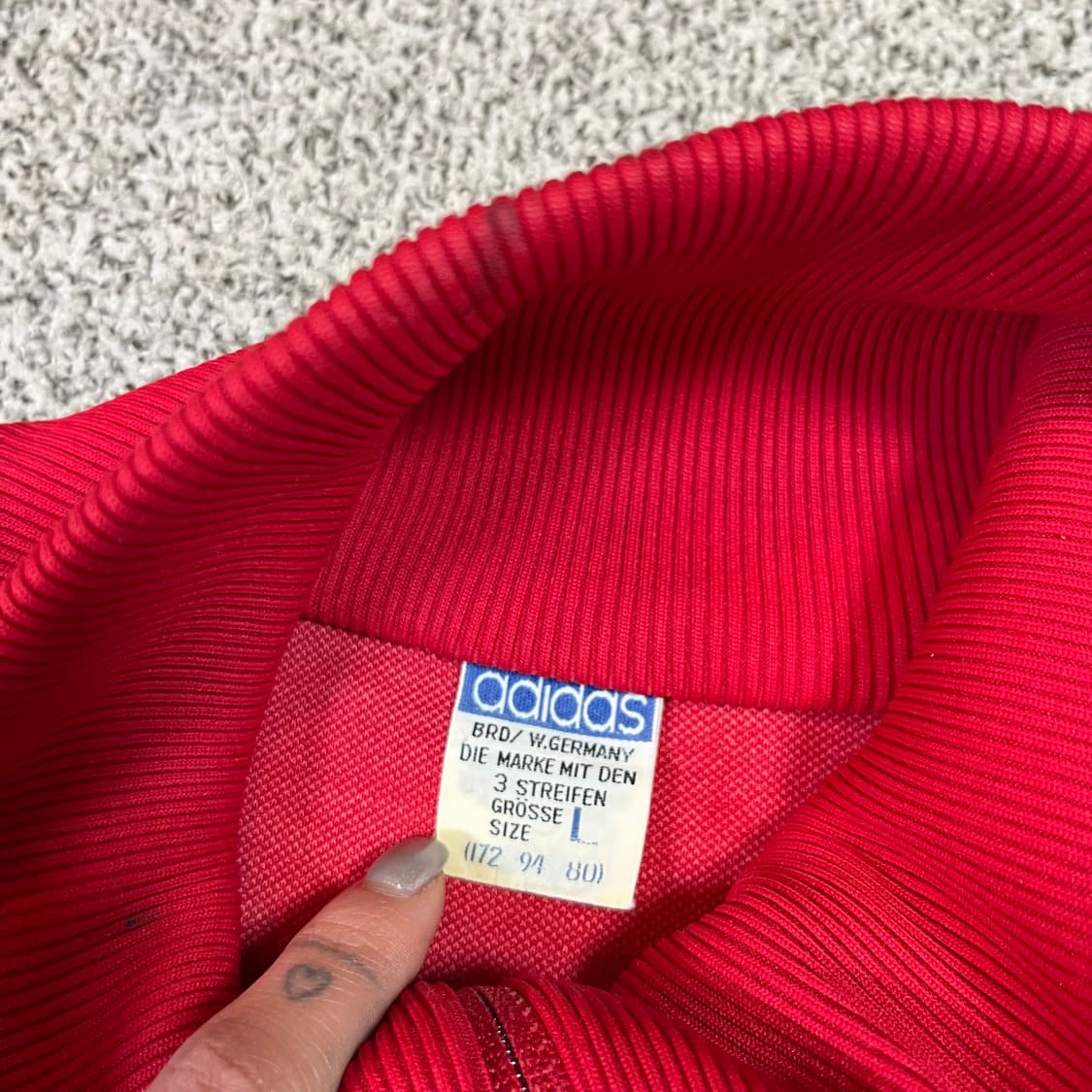 아디다스 80s 서독제 사가쿠 풋볼 클럽 트랙탑 져지  상품이미지3