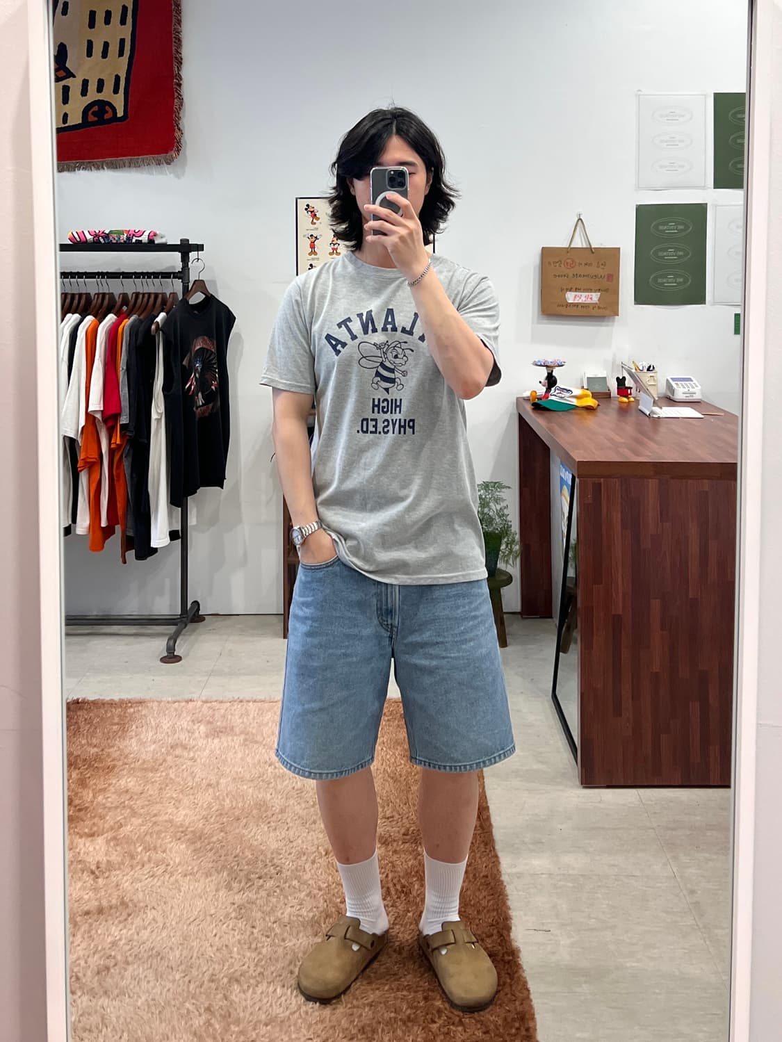 Vtg 빈티지 ATLANTA 프린팅 반팔 티셔츠 상품이미지2