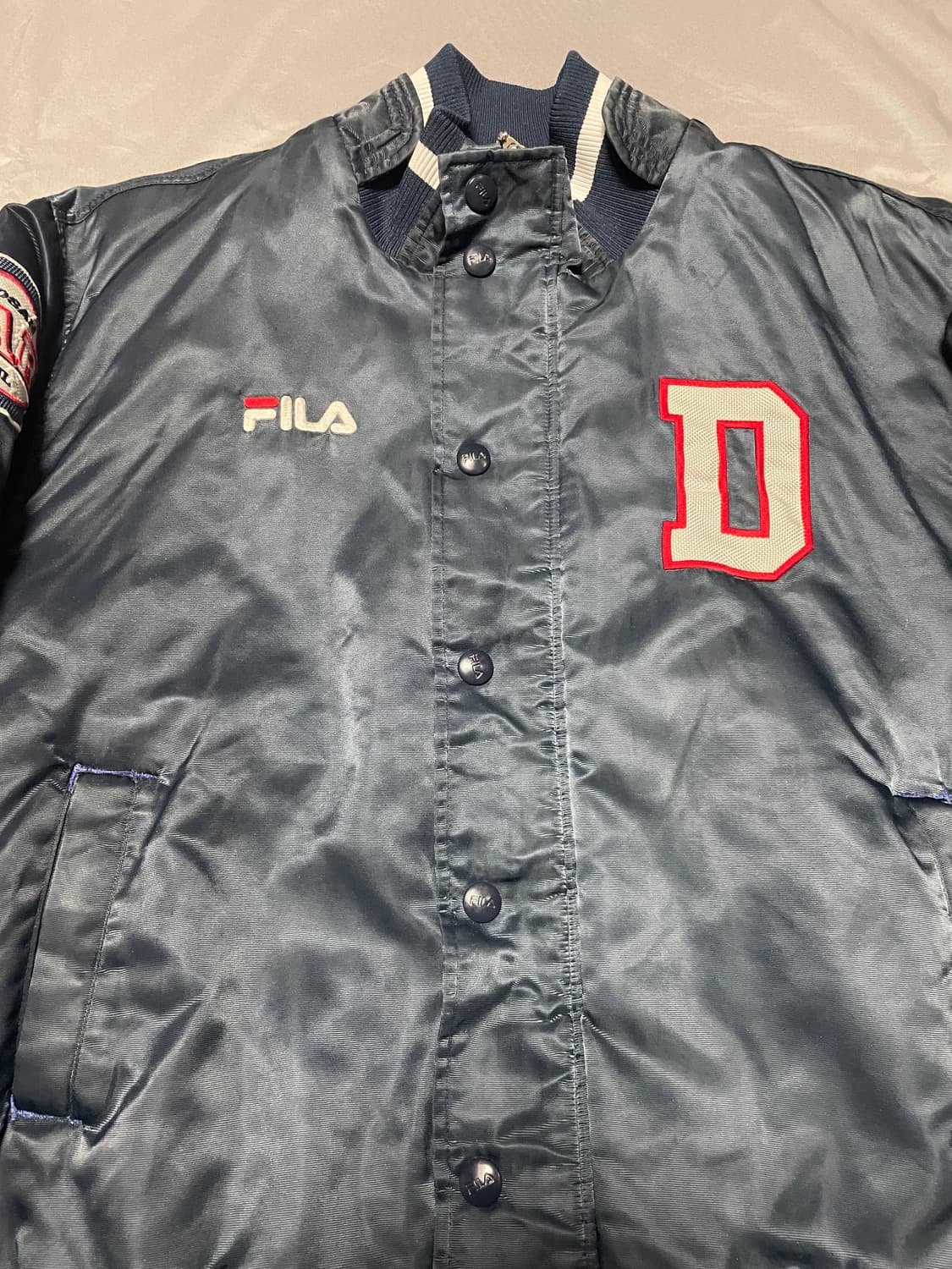 두산베어스 휠라 야구점퍼  100 L 상품이미지3