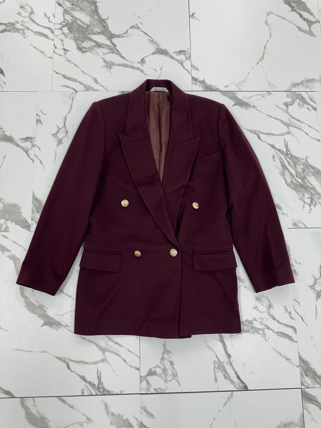 Accento 이태리 빈티지 더블 브레스티드 블레이저 상품이미지1