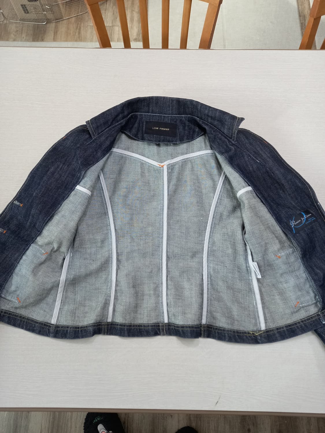 M90 정욱준의 LONE 데님자켓 진청 M-999 상품이미지5