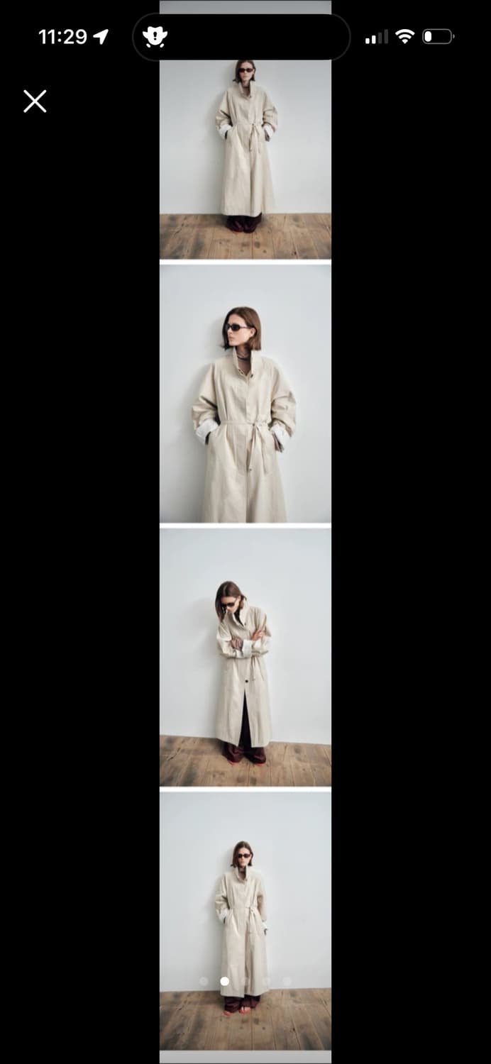 Citta 씨타 맥시트렌치코트 베이지 상품이미지2