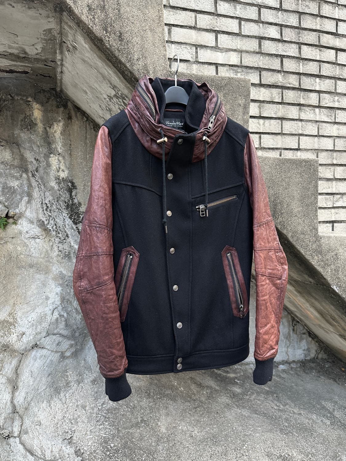 TORNADO MART goat leather 2 way bomber 상품이미지1
