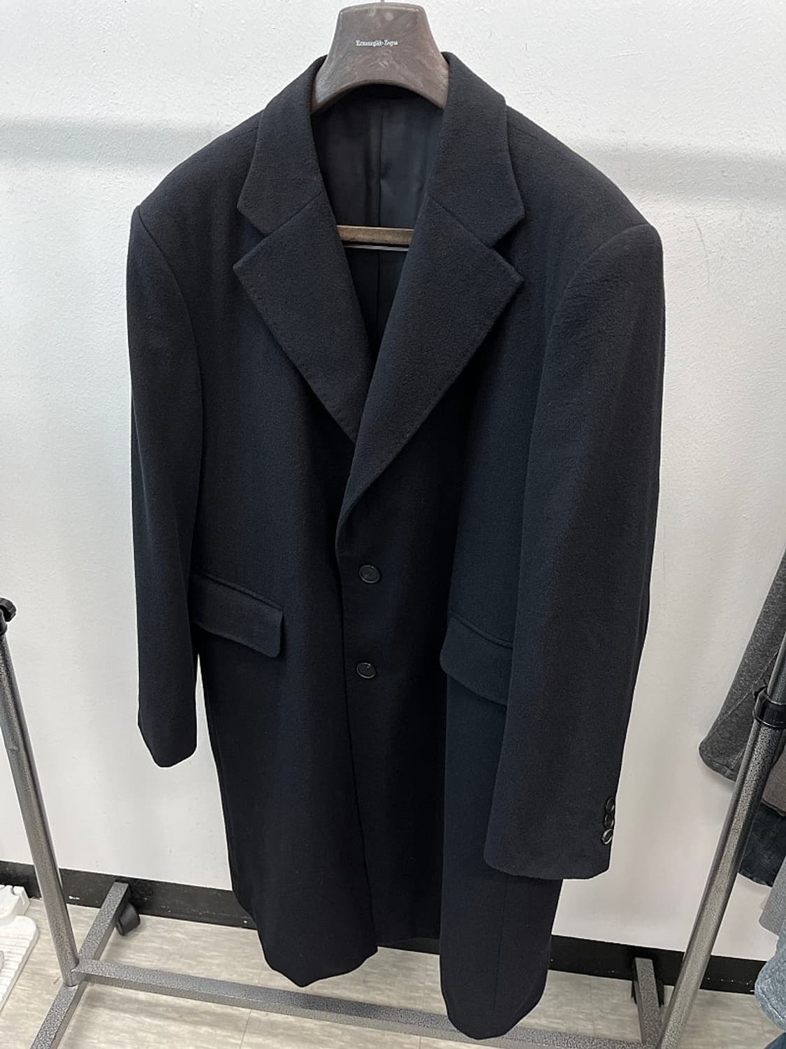 110) 로로피아나 원단 캐시미어 코트 상품이미지1