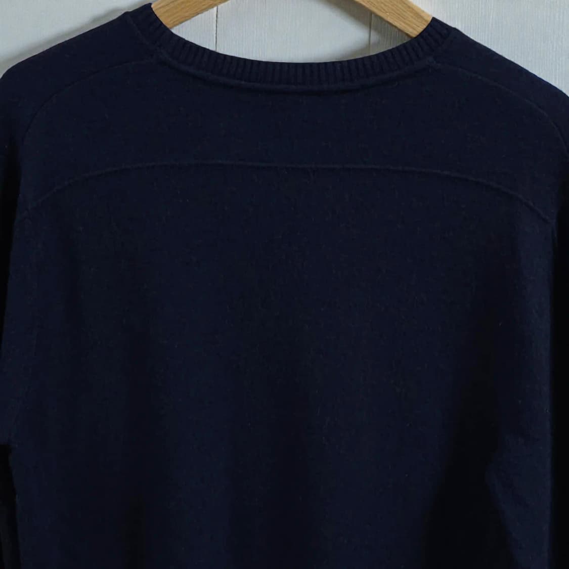 100~105)REISS 리스 캐시미어 니트 네이비 상품이미지3