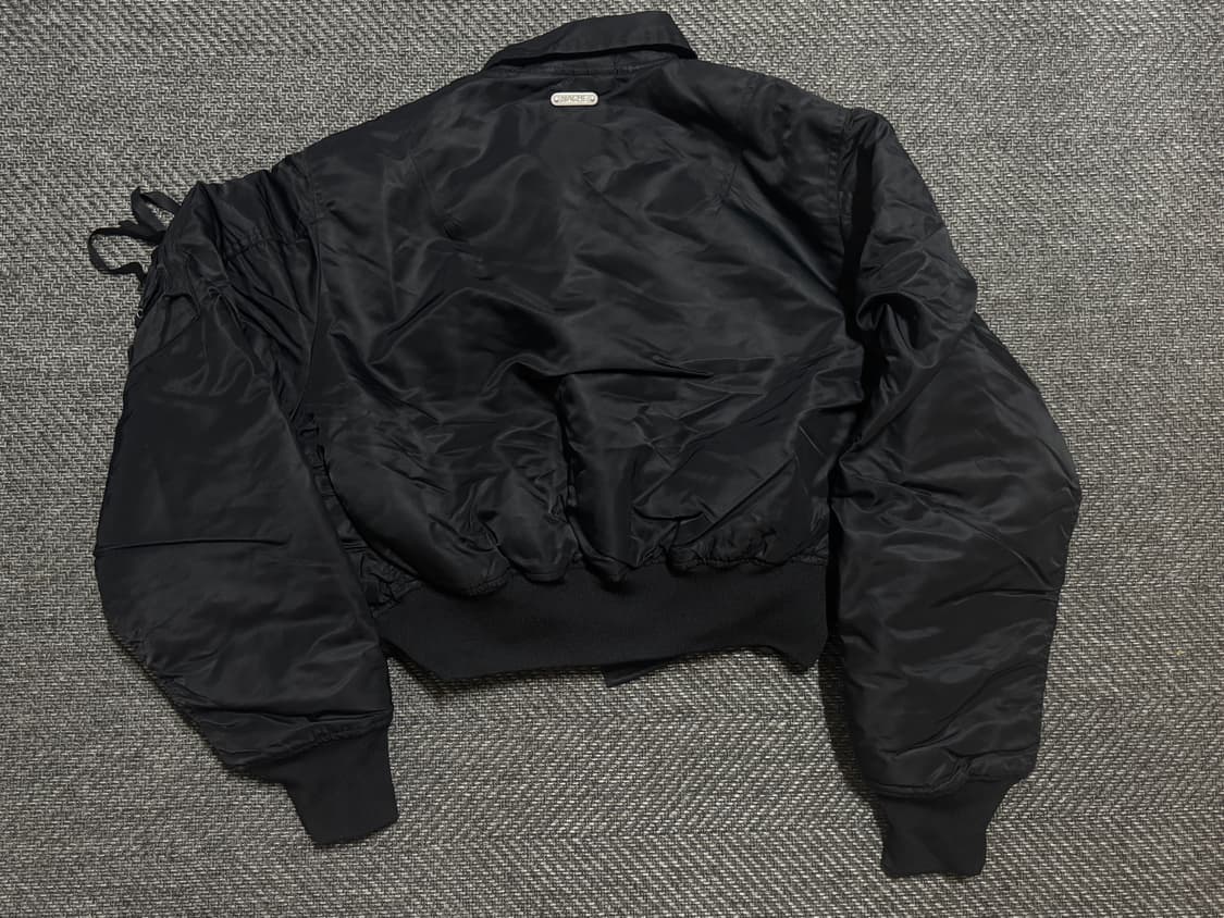 나체 크롭 봄버 자켓 NACHE CROPPED BOMBER JACKET 상품이미지3