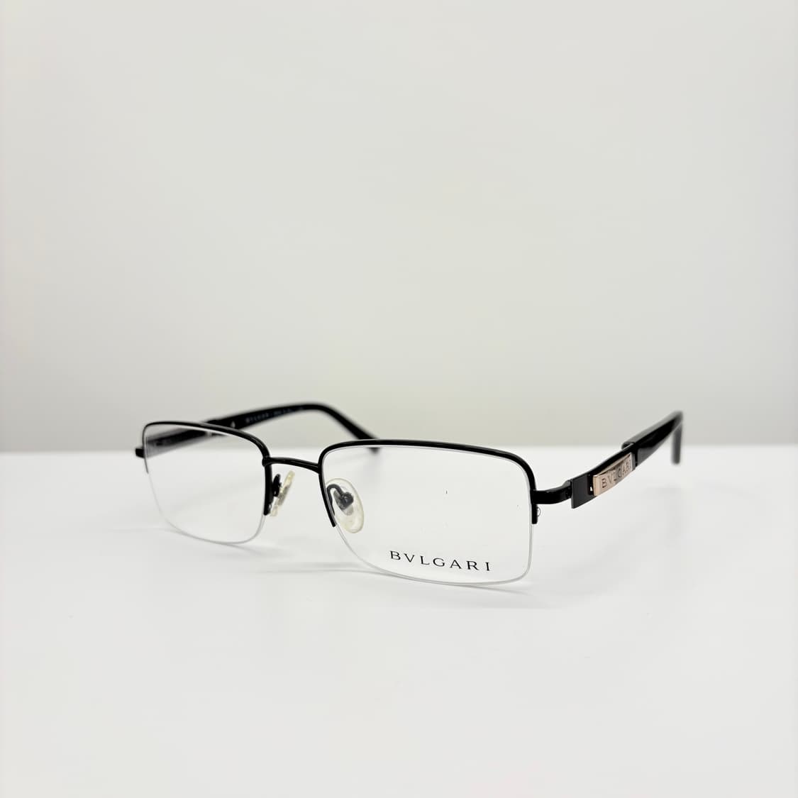 BVLGARI 불가리 블랙 사각 반무테 상품이미지1