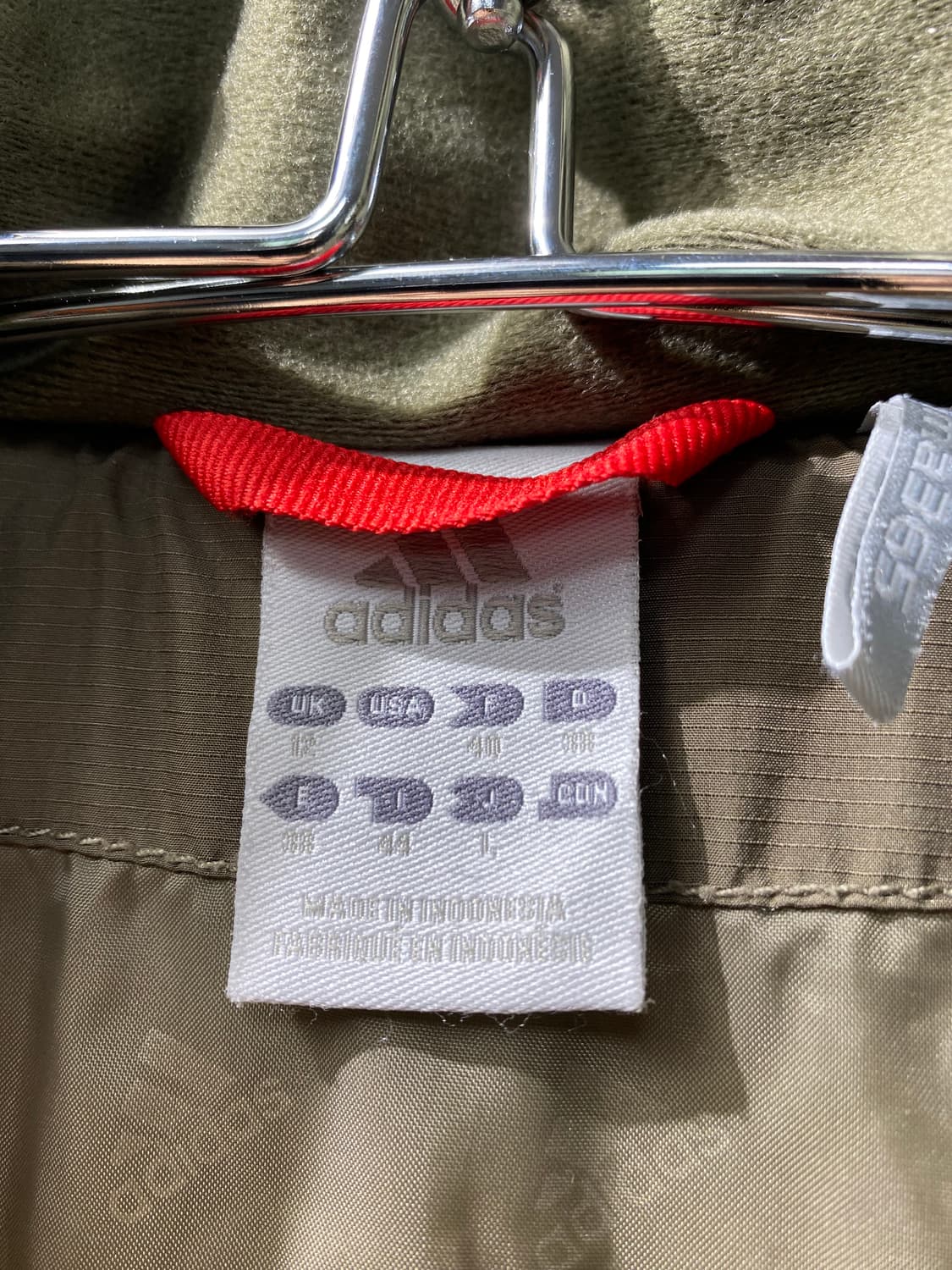 [L] Adidas 아디다스 카키 롱 패디드 점퍼 상품이미지8