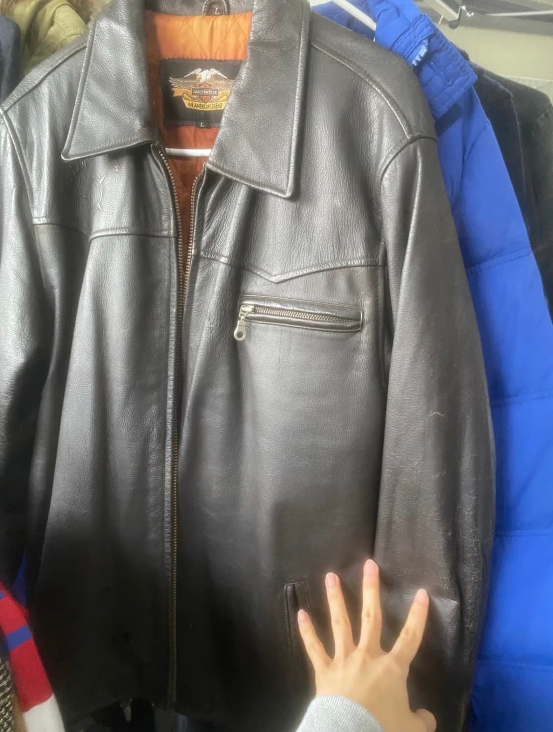 할리데이비슨 90‘s 레더자켓 상품이미지3