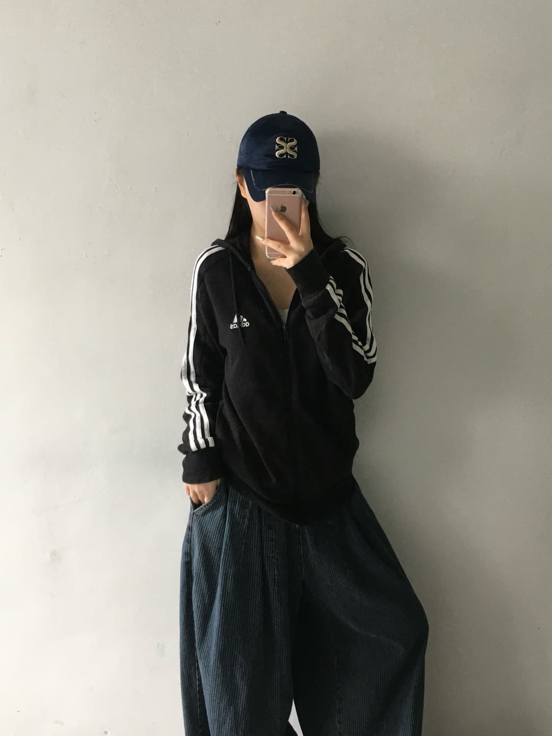 아디다스 삼선라인 후드집업 상품이미지2