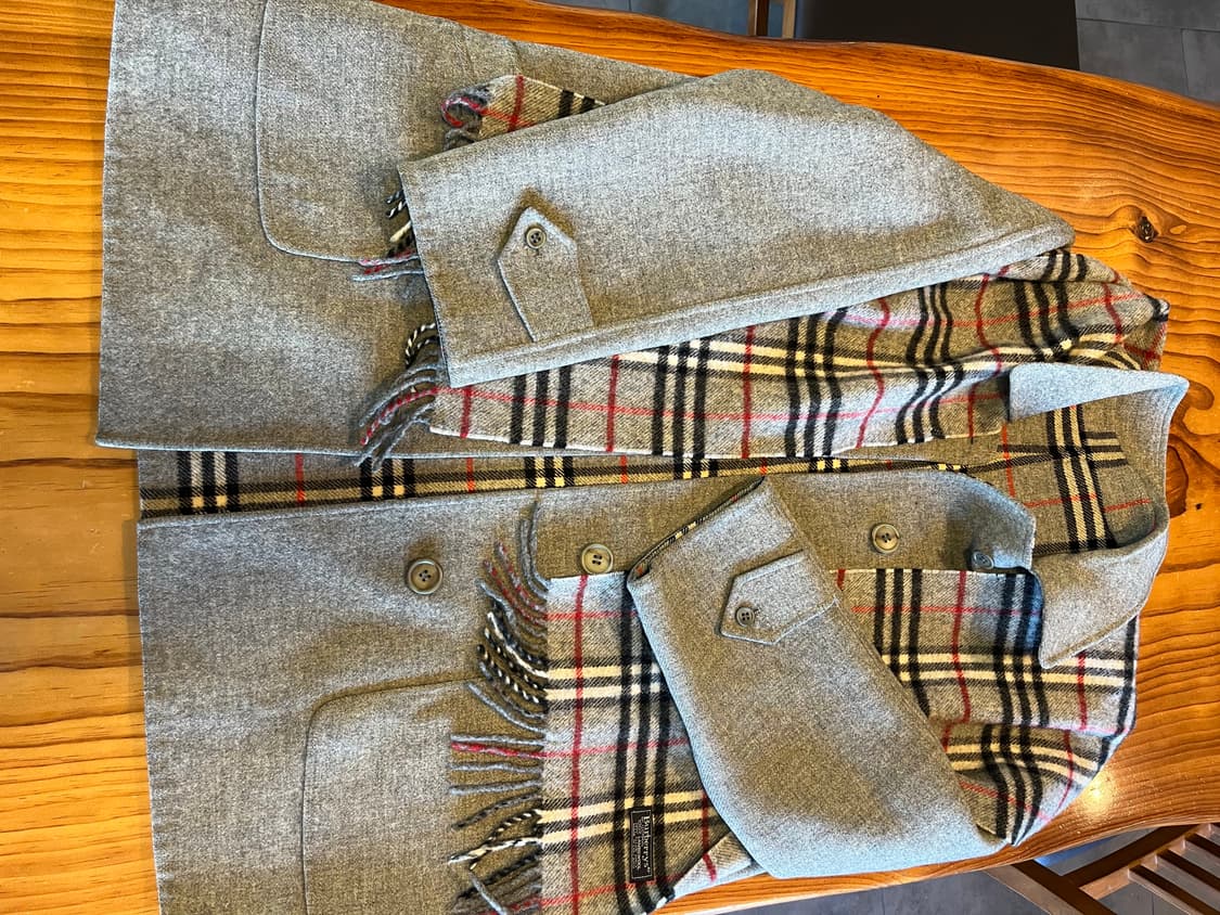 버버리 리버시블 울코트 상품이미지5