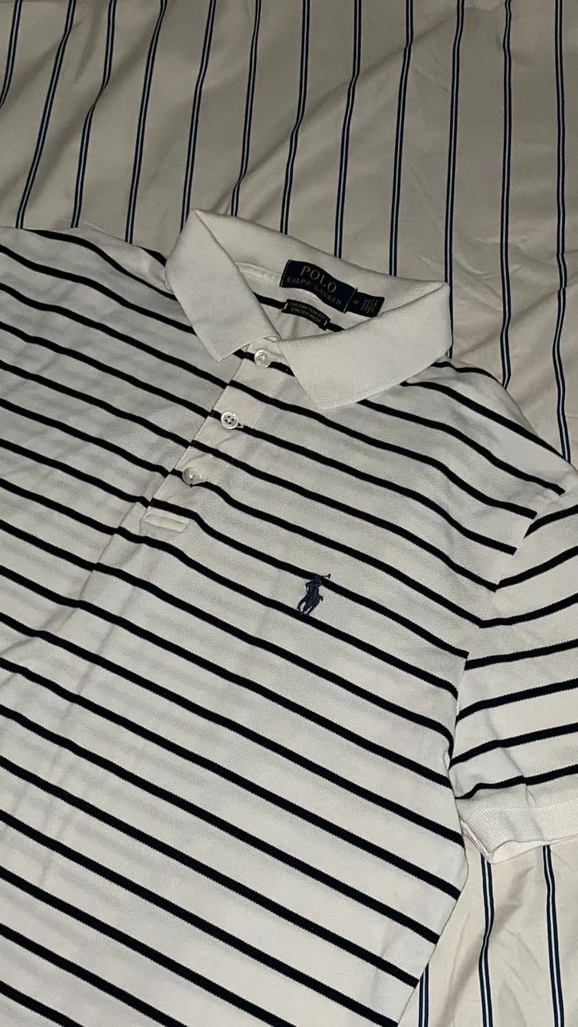 폴로 랄프로렌 스트라이프 반팔 카라티  상품이미지1