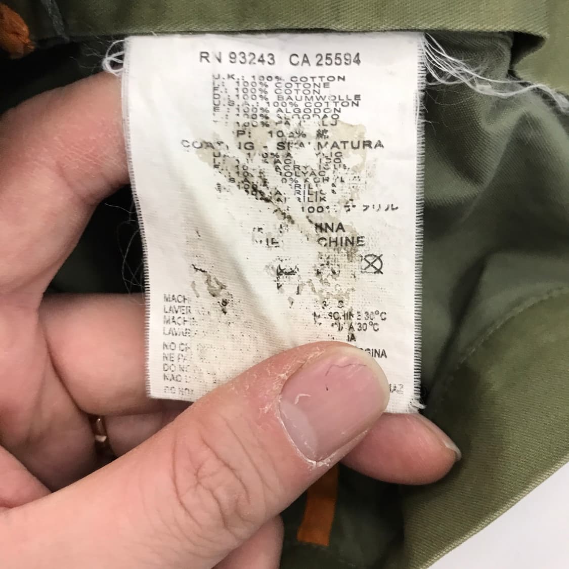 디젤 M65 밀리터리 필드자켓 빈티지 [L] 상품이미지7