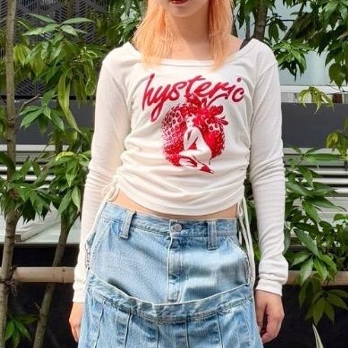 [품절제품/미개봉새상품] 25FW  히스테릭글래머 치비 롱슬리브  티셔츠 상품이미지1