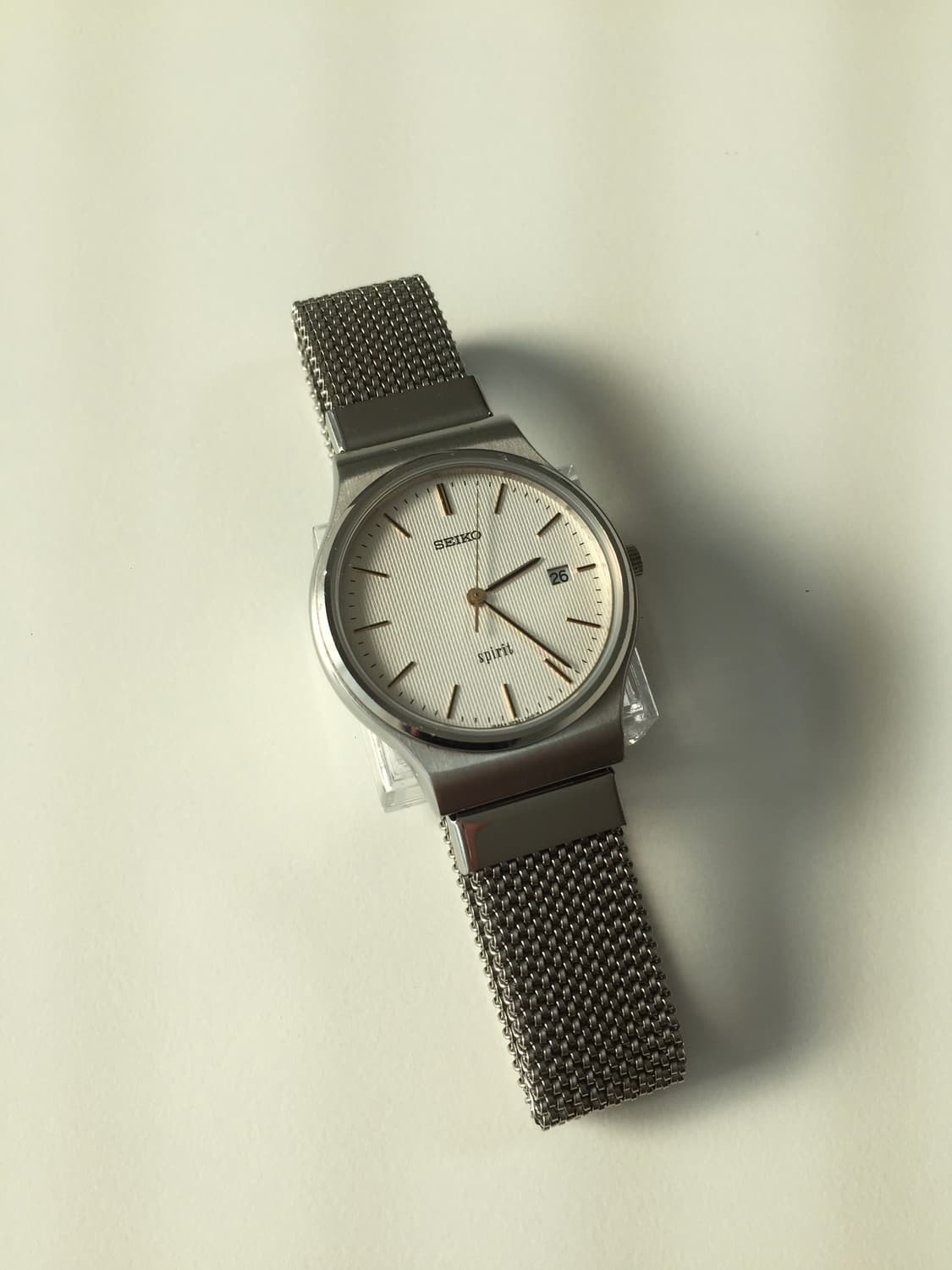 90s seiko spirit pin stripe dial 상품이미지3