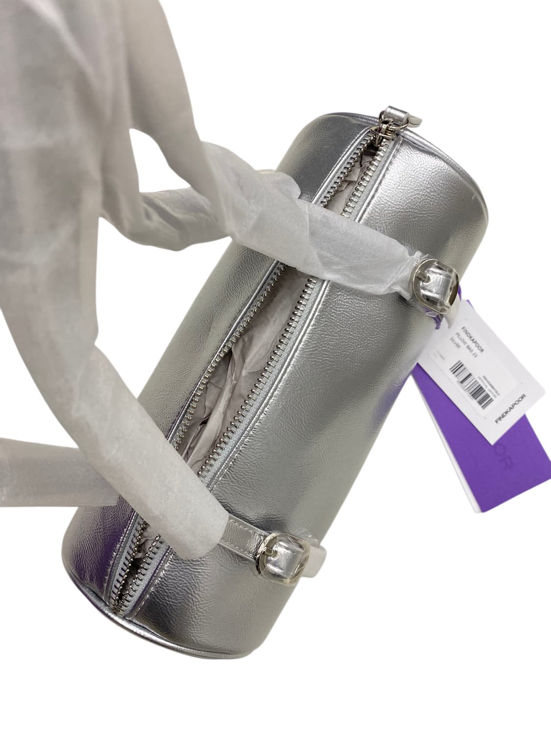 파인드카푸어 실버 필로우백 상품이미지3