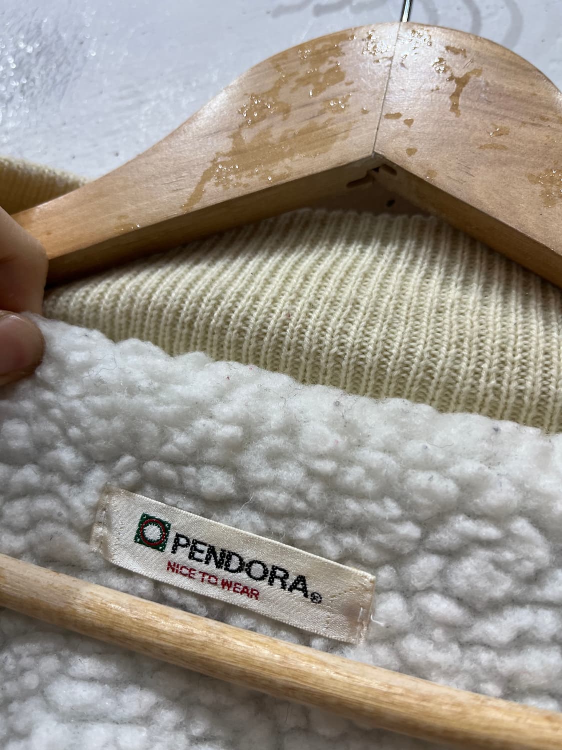 PENDORA 노르딕 벌키 니트집업 자켓 상품이미지9