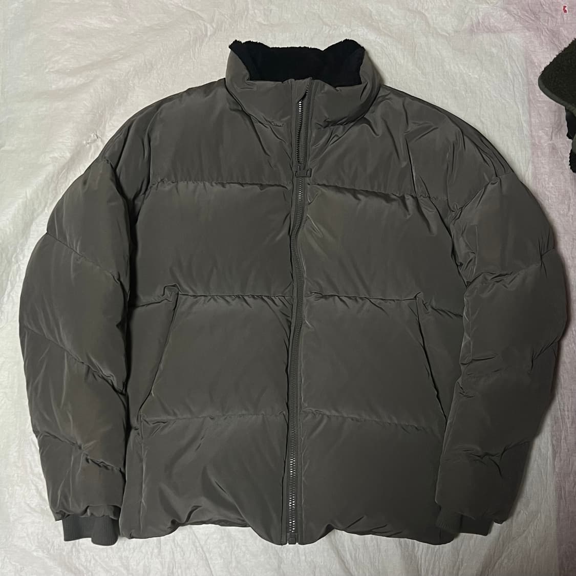 버커루 회색 패딩 L 상품이미지1