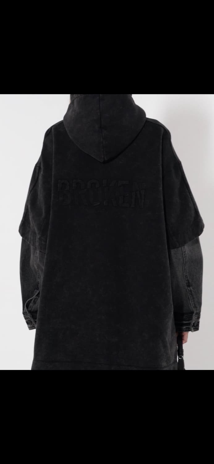 준지 오버핏 워싱 후드 상품이미지6